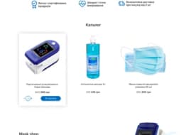 Фото проєкту 'Проект інтернет-магазину засобів захисту від вірусів'